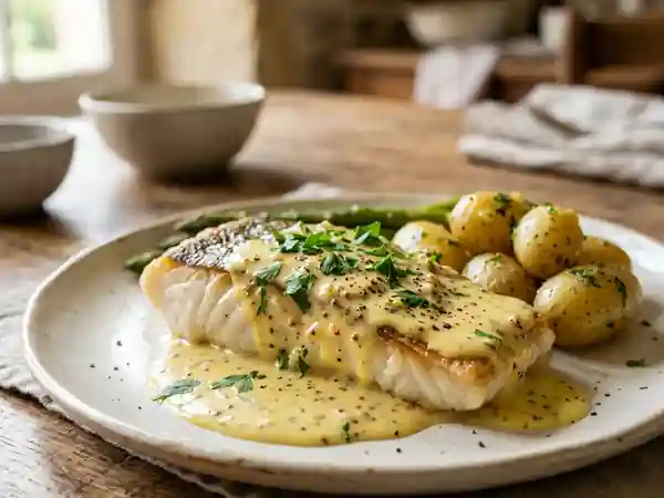 Sauce Moutarde Onctueuse et Citronnée - Photo de présentation