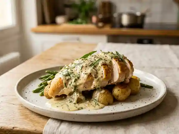 Sauce à l'estragon onctueuse et anisée - Photo de présentation