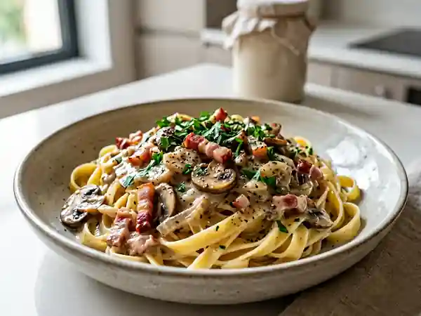 Sauce Paysanne Onctueuse aux Lardons - Photo de présentation