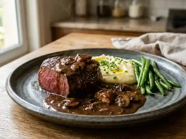 Sauce Périgourdine Onctueuse au Foie Gras - Photo de présentation