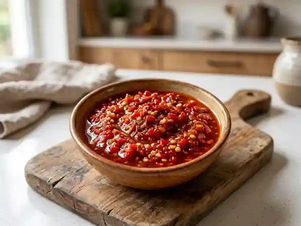 Sauce Pili-pili Ardente à l'Ail - Photo de présentation
