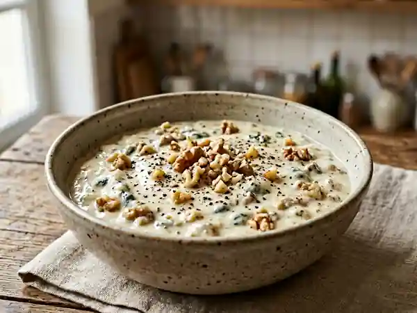 Sauce Roquefort Onctueuse aux Noix Croquantes - Photo de présentation
