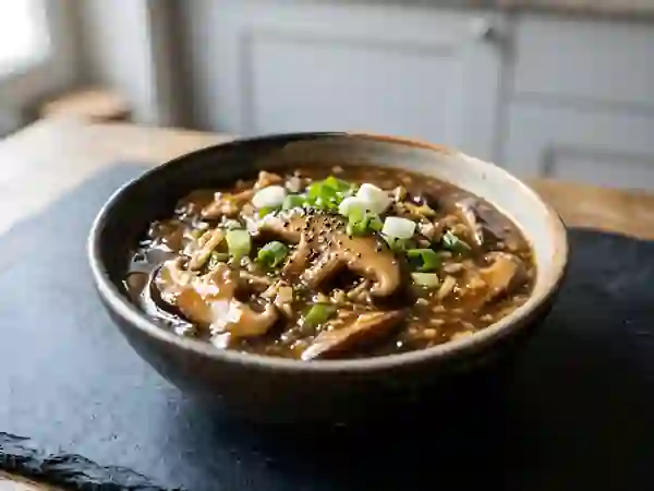 Sauce Shiitake Onctueuse au Gingembre - Photo de présentation
