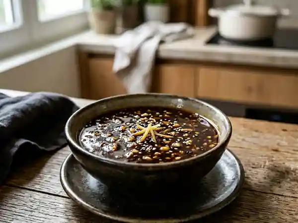 Sauce Teriyaki Onctueuse et Brillante - Photo de présentation