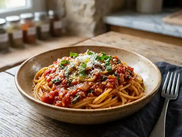 Sauce Tomate Fondante au Basilic - Photo de présentation