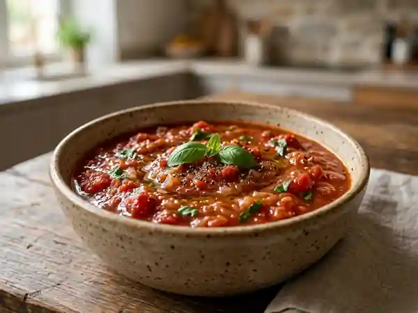 Sauce tomate maison savoureuse pour accompagner votre pain de thon - Photo de présentation