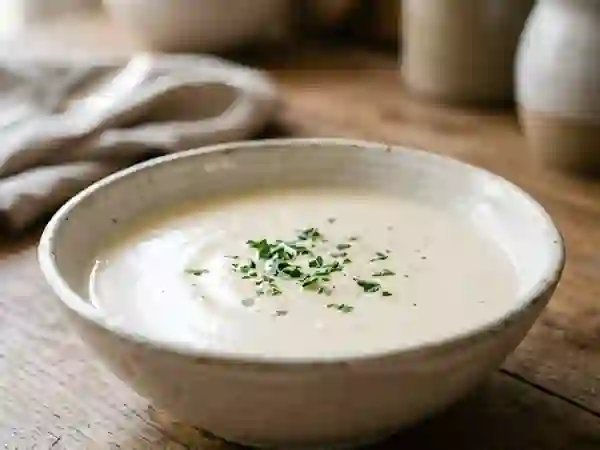 Sauce Veloutée Onctueuse au Bouillon - Photo de présentation