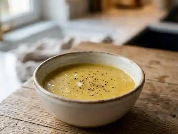 Vinaigrette onctueuse miel et moutarde - Photo de présentation