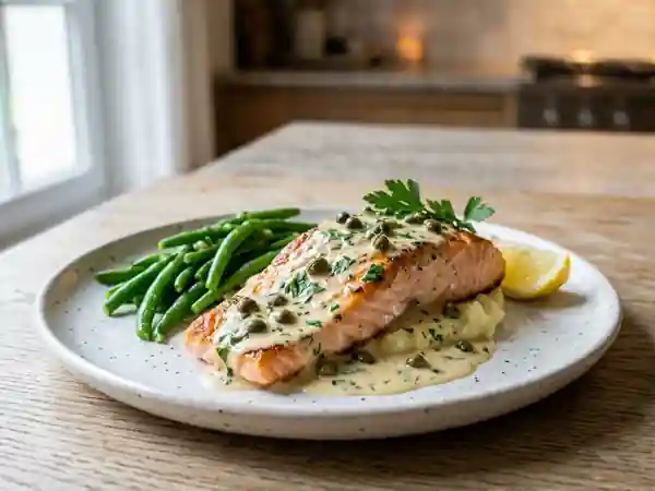 Saumon Bellevue : Recette classique et raffinée au saumon frais - Photo de présentation