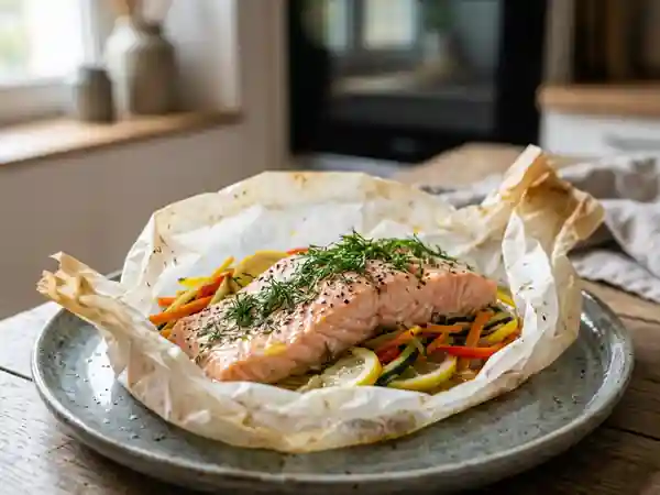 Saumon en papillote tendre et savoureux - Photo de présentation