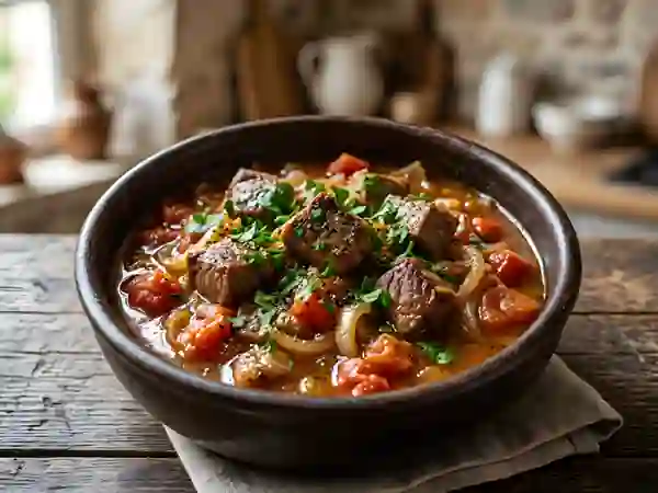 Sauté d'Agneau Fondant aux Tomates Fraîches - Photo de présentation