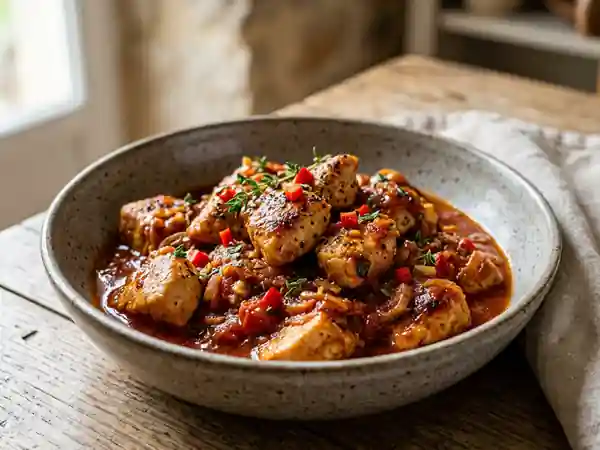 Sauté de dinde à la diable : recette épicée et savoureuse - Photo de présentation