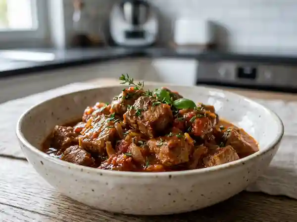 Sauté de veau à la méridionale : recette savoureuse et facile - Photo de présentation
