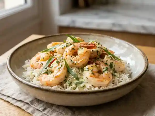 Scampi à l'estragon : recette savoureuse et facile - Photo de présentation