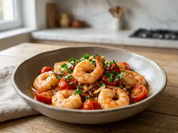 Scampis à l'italienne savoureux et facile à préparer - Photo de présentation