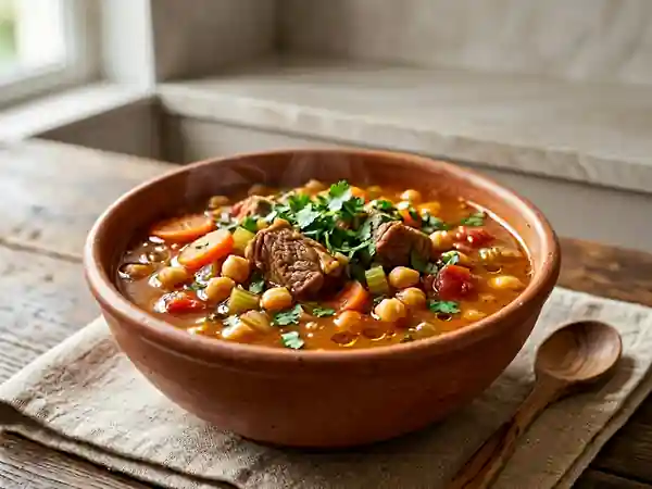 Schorba Parfumée à l'Agneau et Pois Chiches - Photo de présentation