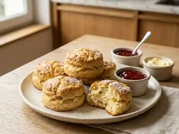 Scones Anglais Moelleux au Beurre Frais - Photo de présentation
