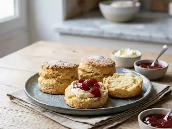 Scones anglais moelleux et faciles à préparer - Photo de présentation