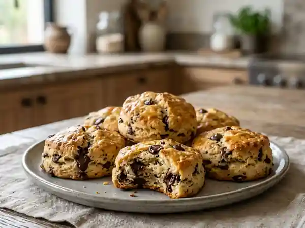 Scones Moelleux et Fondants au Chocolat - Photo de présentation