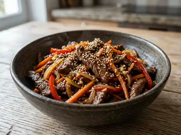 Semoor de bœuf au soja et gingembre frais - Photo de présentation