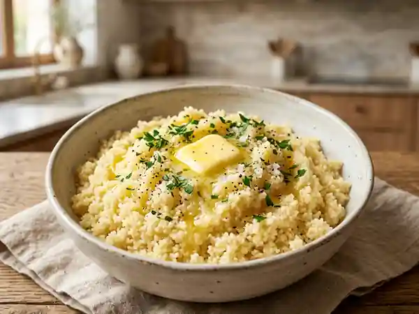 Semoule au beurre onctueuse et aérienne - Photo de présentation