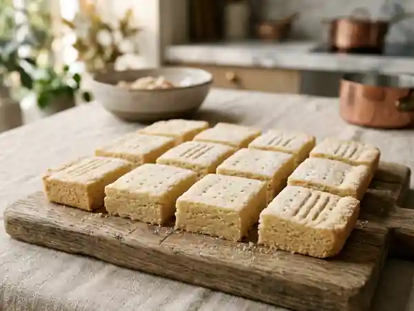 Shortbread écossais sablé et fondant - Photo de présentation