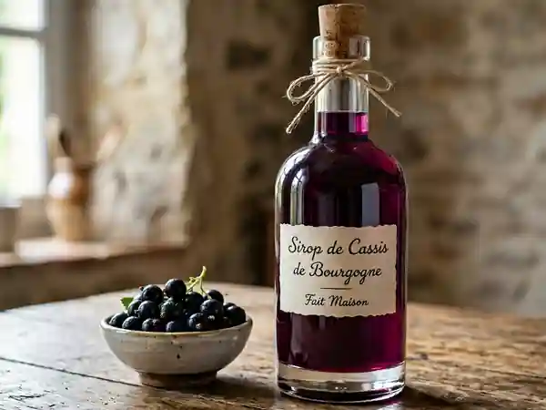 Sirop de Cassis de Bourgogne Maison : Recette Facile et Authentique - Photo de présentation