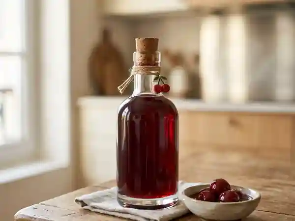 Sirop de cerises noires velouté - Photo de présentation