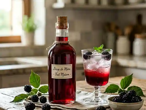 Sirop de mûre maison express : recette facile et rapide - Photo de présentation