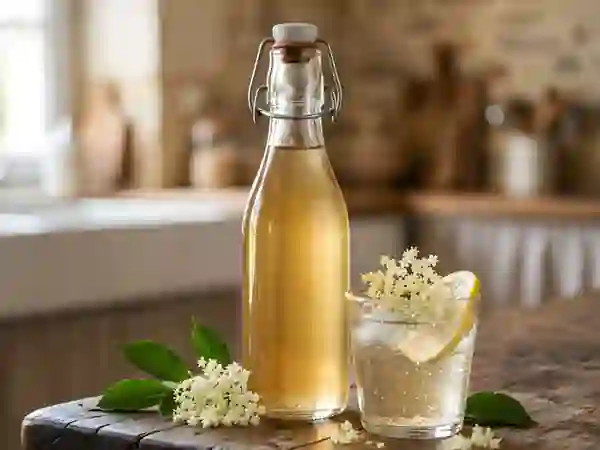 Sirop de sureau floral et acidulé - Photo de présentation