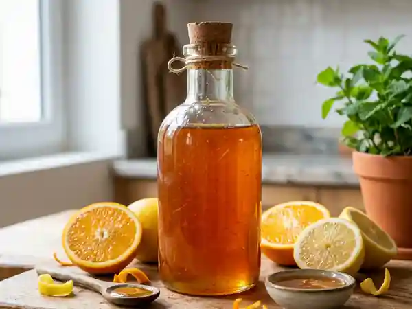 Sirop Maison au Citron ou à l'Orange : Recette Facile et Rafraîchissante - Photo de présentation