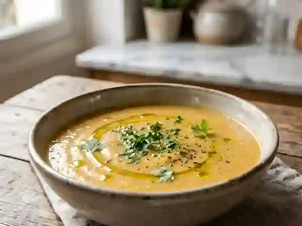 Sopa de Portimao onctueuse aux légumes - Photo de présentation