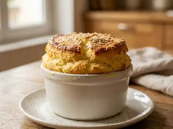 Soufflé au Cantal Aérien et Doré - Photo de présentation