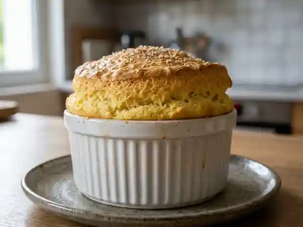 Soufflé aérien au gruyère et muscade - Photo de présentation