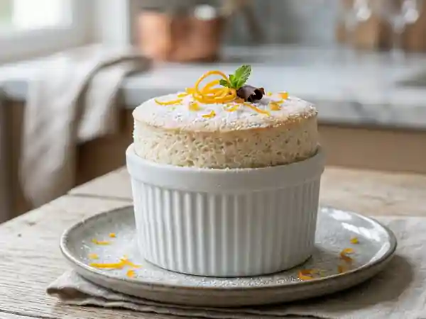 Soufflé glacé au Grand-Marnier : dessert léger et raffiné - Photo de présentation