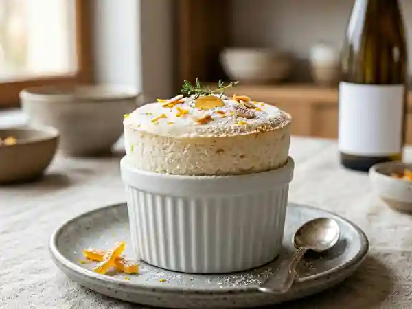 Soufflé Glacé au Marc de Gewurztraminer Fondant - Photo de présentation