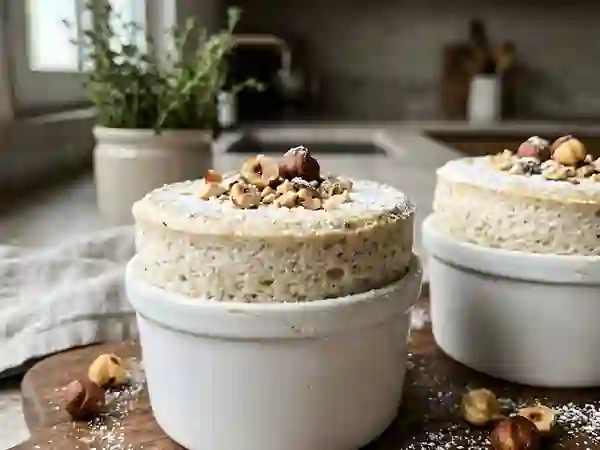 Soufflé Glacé aux Noisettes Torréfiées - Photo de présentation
