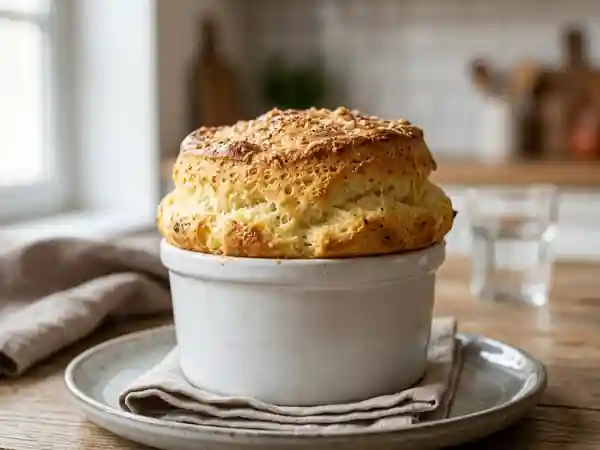 Soufflé au Comté fondant et ultra-aérien - Photo de présentation
