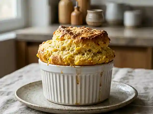 Soufflé au maïs doux ultra-moelleux - Photo de présentation
