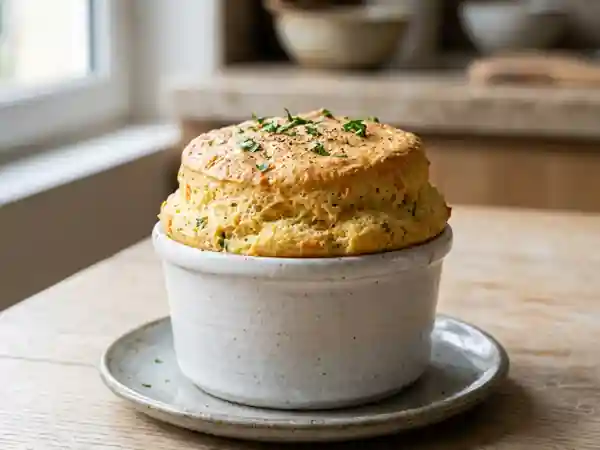 Soufflé de carottes aérien à la muscade - Photo de présentation