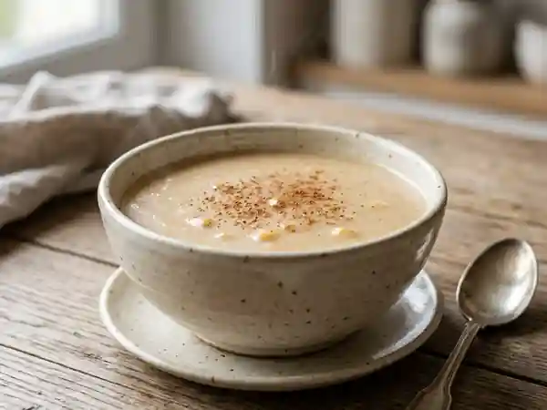 Soupe au lait normande onctueuse et cannelle - Photo de présentation