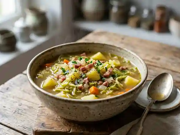 Potée auvergnate fondante au lard fumé - Photo de présentation