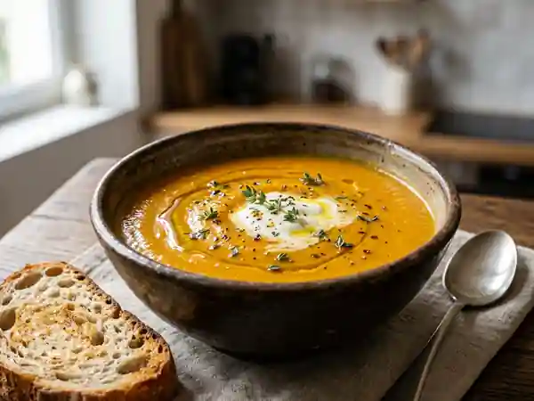 Velouté Fondant Butternut et Thym - Photo de présentation