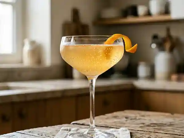 Soupe de champagne au Cointreau : recette festive et raffinée - Photo de présentation