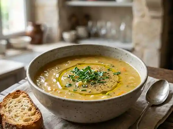 Soupe de légumes variés maison : recette facile et saine - Photo de présentation