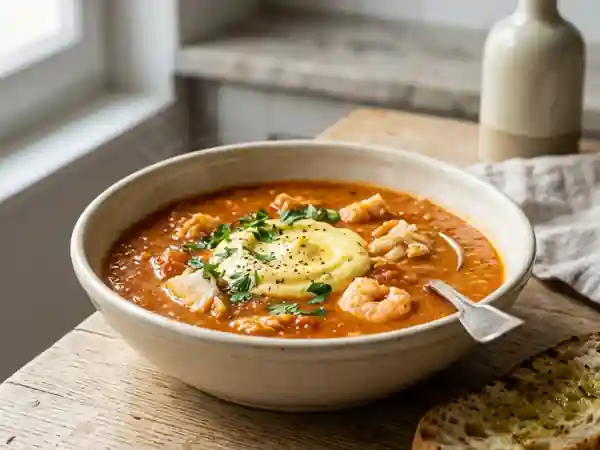 Soupe de Poisson Onctueuse à l'Aïoli - Photo de présentation