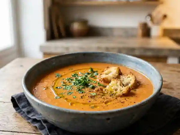 Soupe de poisson maison savoureuse et facile - Photo de présentation