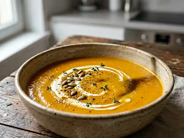Velouté de Citrouille Crémeux au Curry - Photo de présentation