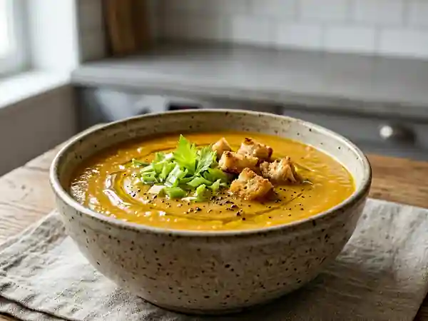 Soupe du cultivateur traditionnelle aux légumes frais - Photo de présentation