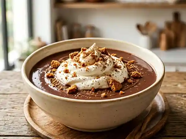 Soupe fondante au Nutella et éclats de spéculoos - Photo de présentation